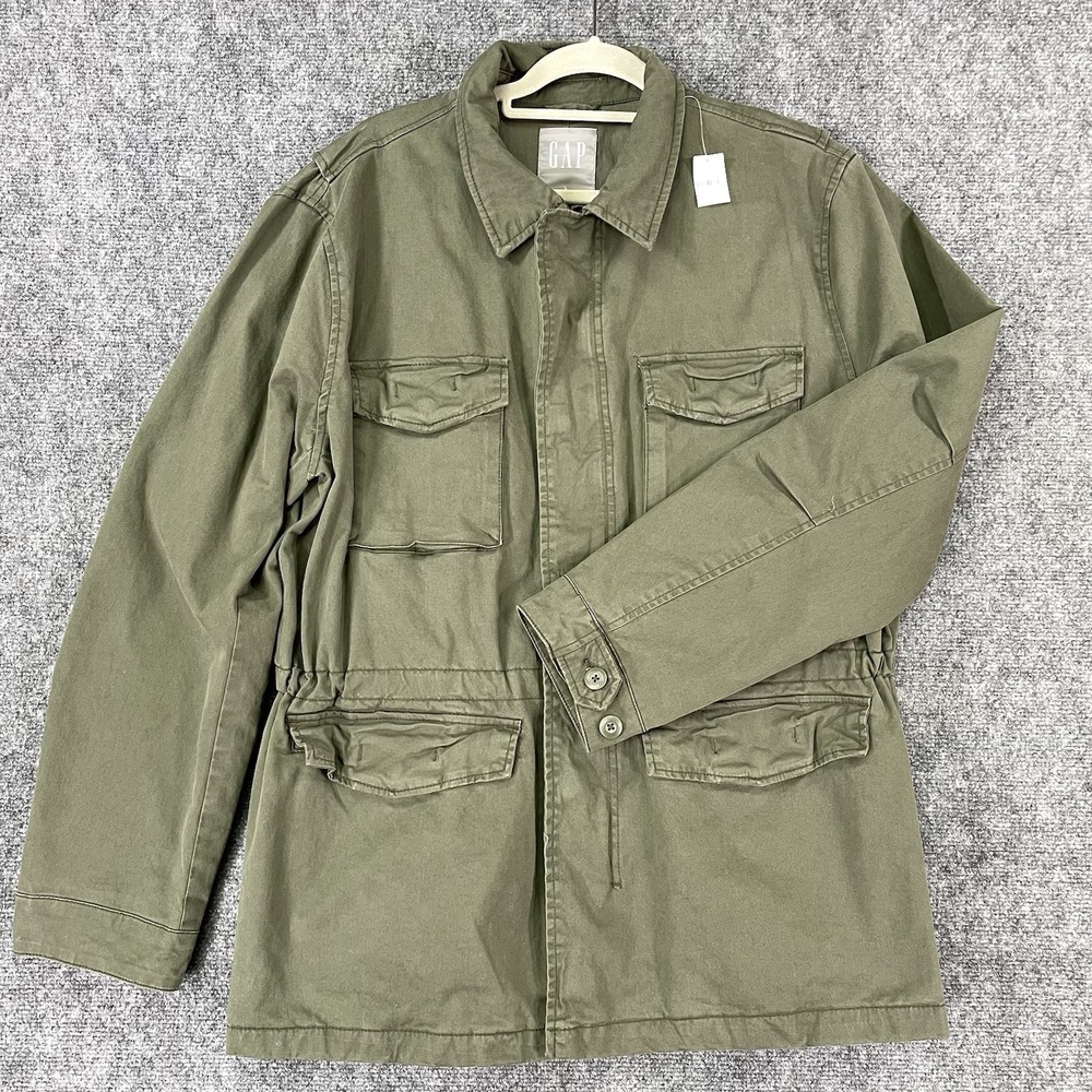 Gap Field Utility Jacket Fatigue Army Military Green Mens L